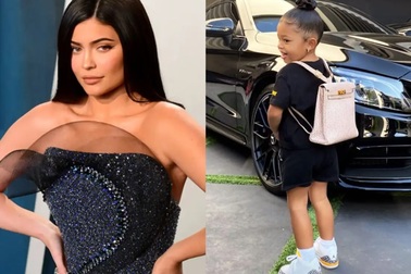 Tranh cãi chuyện Kylie Jenner mua ba lô gần 300 triệu đồng cho con nhỏ