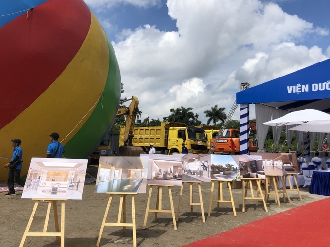 Những hình ảnh về Viện dưỡng lão Phương Đông Asahi trưng bày tại buổi lễ.