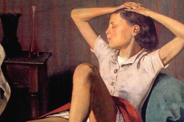 Tranh khắc họa cô gái mới lớn bị yêu cầu đưa ra khỏi bảo tàng