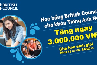 Học bổng British Council cho khóa tiếng Anh Hè