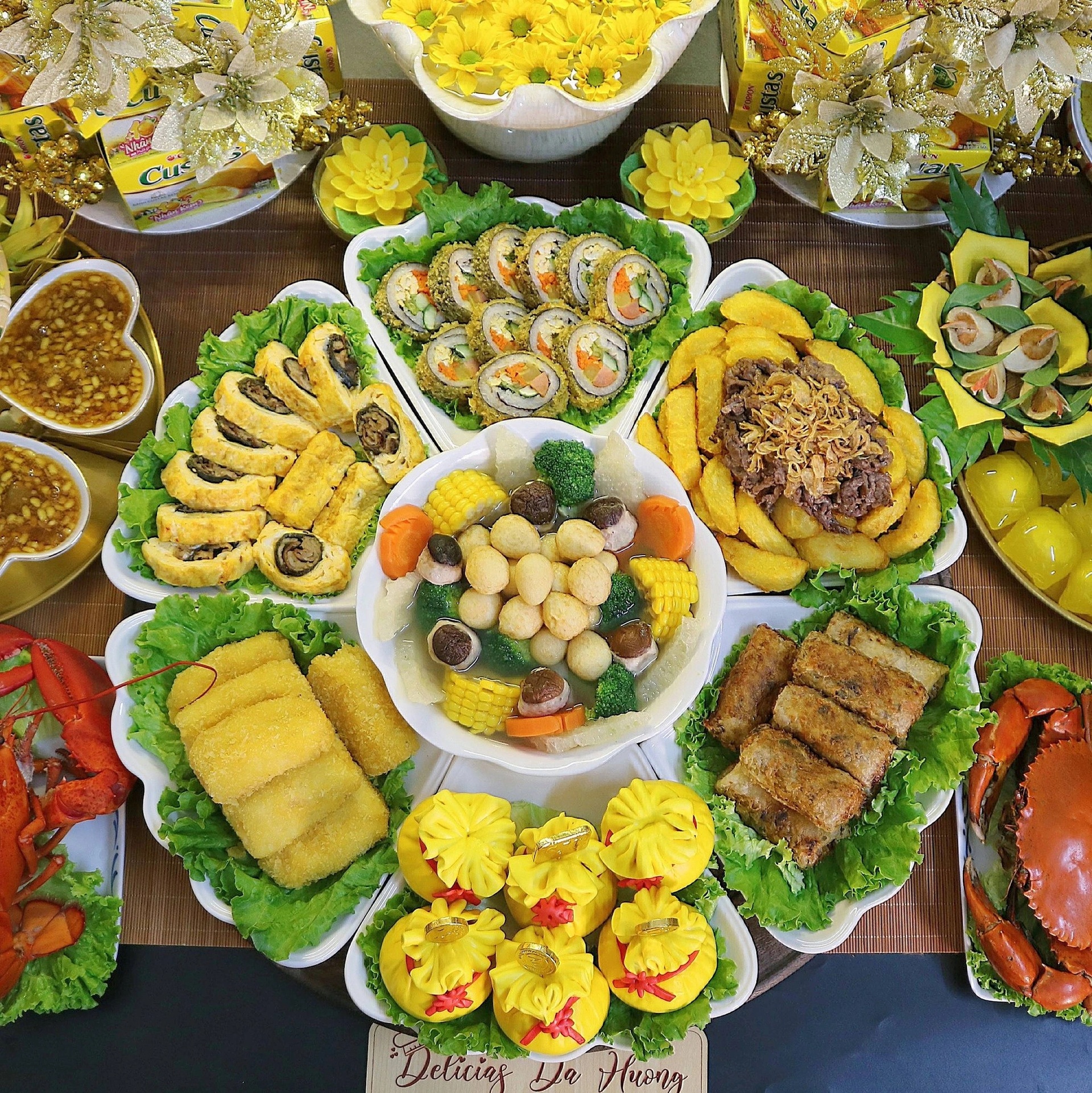 Gợi ý loạt mâm cỗ cúng ông Công ông Táo vừa đẹp mắt, vừa dễ làm - 6