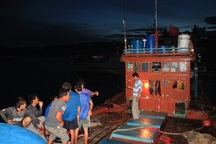 Nổ bình gas gây chìm tàu cá, 19 thuyền viên mất tích