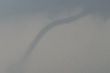 Xuất hiện vòi rồng cao hàng trăm mét trên biển Vũng Tàu