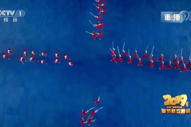 Mãn nhãn với màn đồng diễn đón Tết Kỷ Hợi của các võ sinh Thiếu Lâm