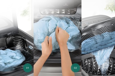 Dân trí tặng bạn đọc 1 máy giặt thông minh Samsung Activ DualWash