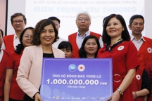 Chung tay cùng Hội Chữ thập Đỏ “vì miền Trung yêu thương”