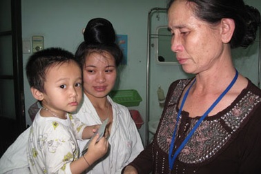 Em Lê Thị Như chia sẻ với người cùng cảnh