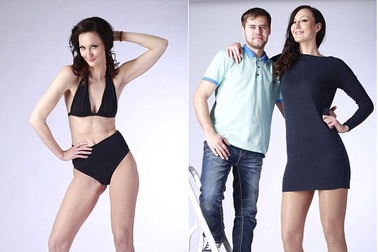 Thú vị cô gái Nga có đôi chân dài nhất nhì thế giới