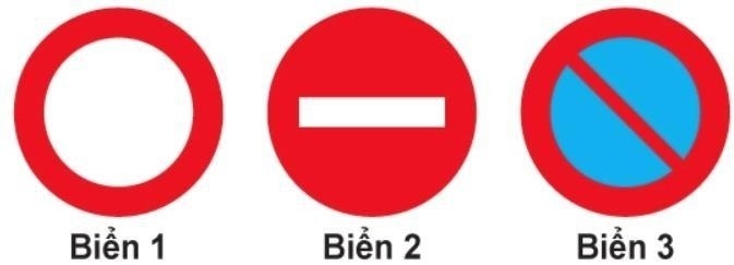 Biển nào là biển "Cấm đi ngược chiều"?