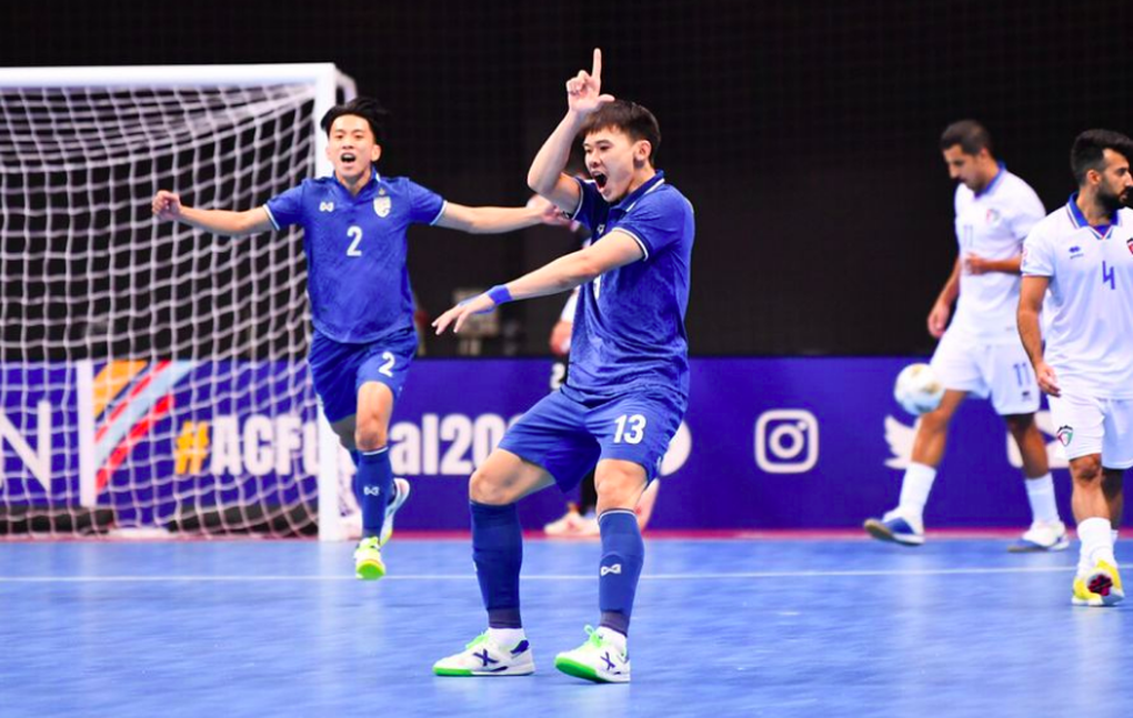 Thái Lan hòa kịch tính Kuwait tại giải futsal châu Á - 2 Thái Lan hòa kịch tính Kuwait tại giải futsal châu Á - 2