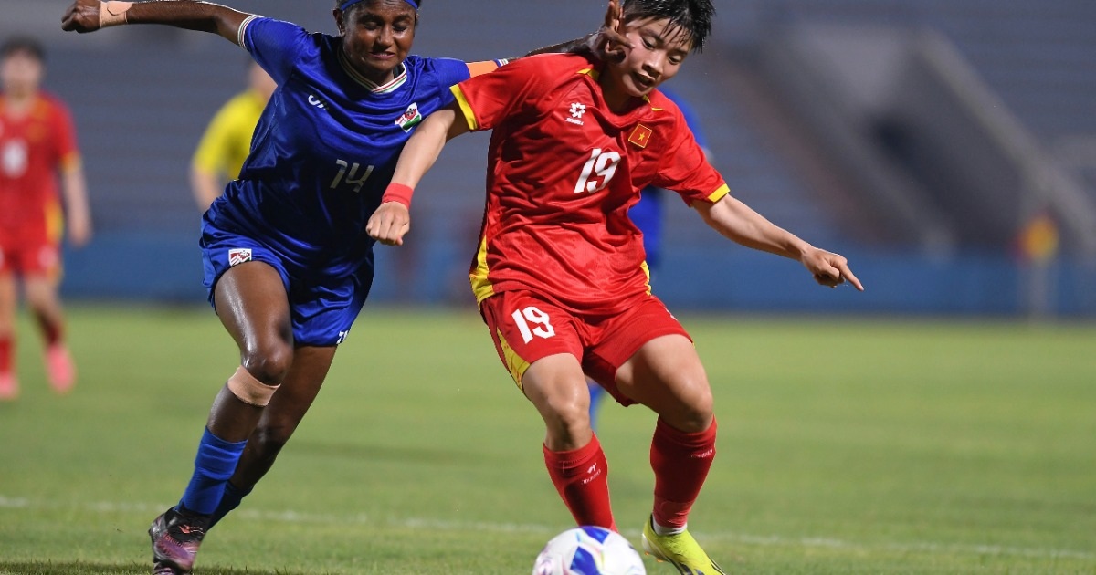 Thi đấu áp đảo, tuyển nữ Việt Nam thắng tưng bừng Maldives