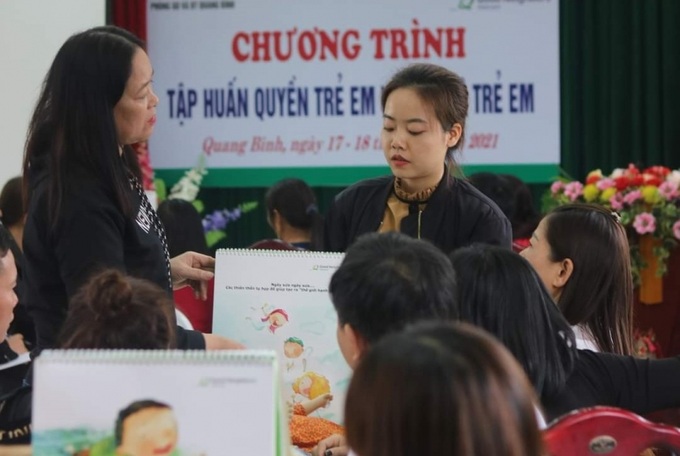Tập huấn về quyền trẻ em. Ảnh GNI
