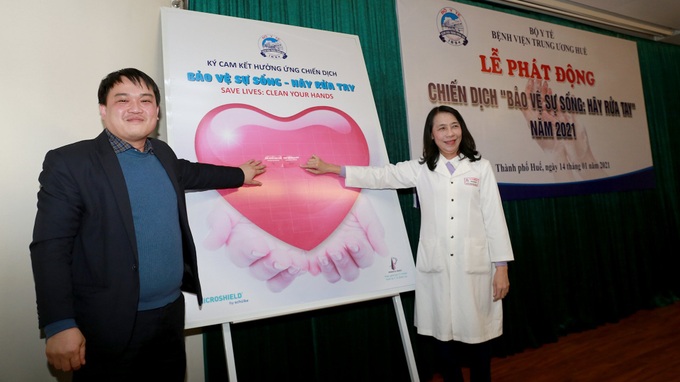 Phát động chiến dịch “Bảo vệ sự sống”: Hãy rửa tay” năm 2021 - Ảnh 1. Phát động chiến dịch “Bảo vệ sự sống”: Hãy rửa tay” năm 2021 - Ảnh 1.