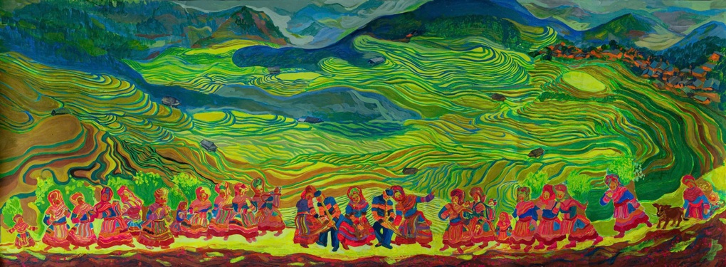 Họa sĩ Đinh Thị Kim Liên mang chiêm nghiệm về cuộc đời đến triển lãm Dòng chảy - 6 Họa sĩ Đinh Thị Kim Liên mang chiêm nghiệm về cuộc đời đến triển lãm Dòng chảy - 6