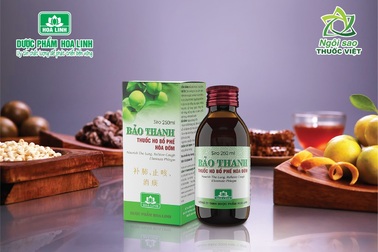 Thuốc ho bổ phế Bảo Thanh ra mắt quy cách mới - Chai siro 250ml