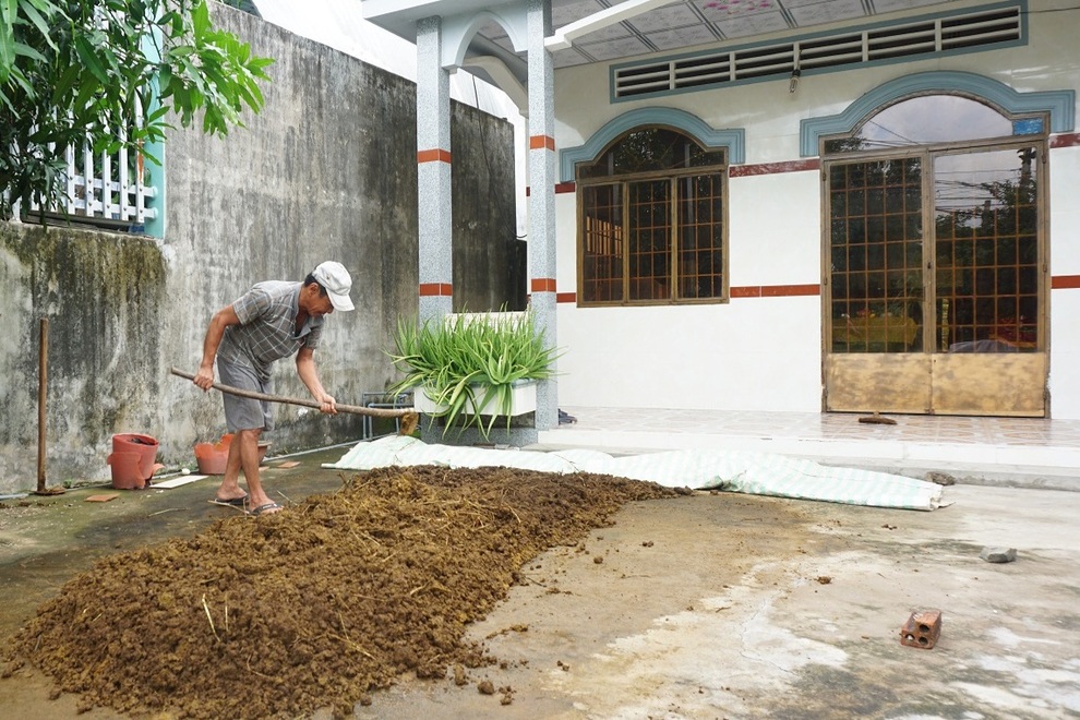 Bến Tre: Nhiều gia đình sống khỏe nhờ nuôi bò bán giống lẫn phân - 3 Bến Tre: Nhiều gia đình sống khỏe nhờ nuôi bò bán giống lẫn phân - 3