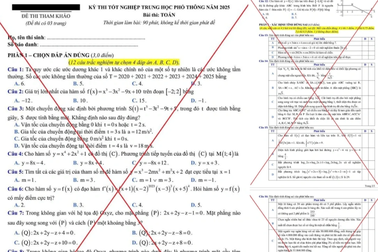 Bộ GD&ĐT "bác" tin giả về đề thi tốt nghiệp THPT tham khảo môn toán 2025