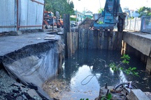 Gia cố "hố tử thần" trên đường Trường Sa để hạn chế sụt lún