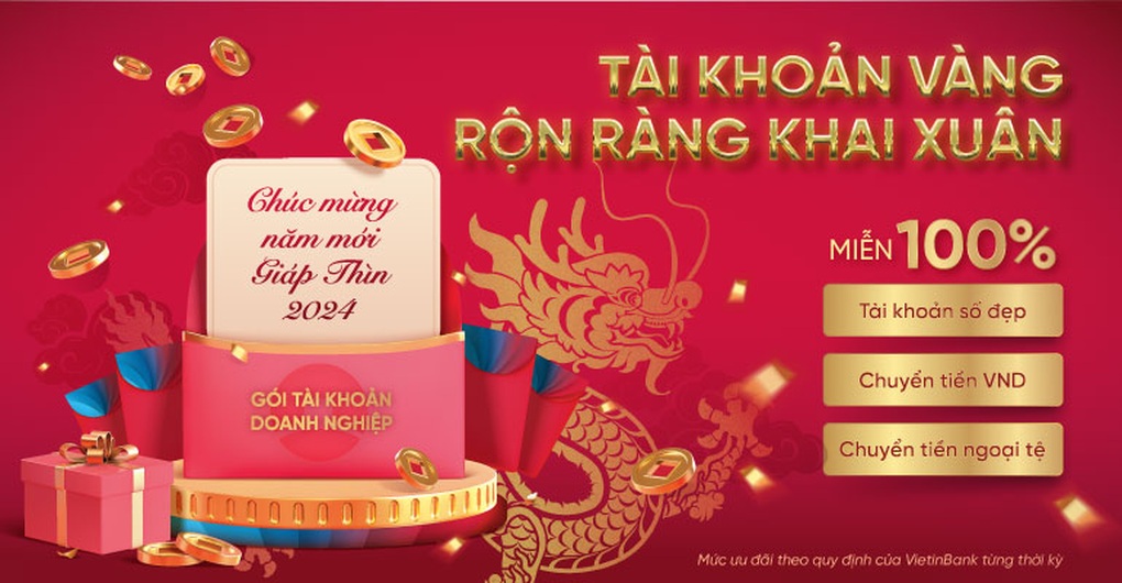 VietinBank tặng quà đầu xuân mới cho khách hàng doanh nghiệp - 1 VietinBank tặng quà đầu xuân mới cho khách hàng doanh nghiệp - 1