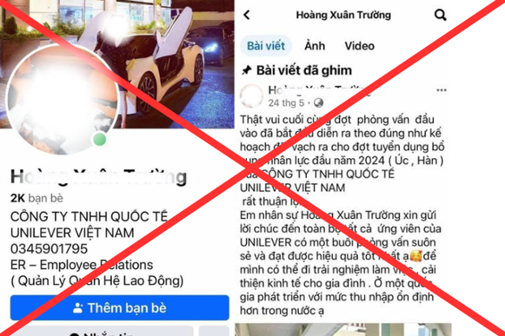 Người lao động cần cảnh giác với chiêu lừa đảo tuyển dụng qua mạng xã hội - 1 Người lao động cần cảnh giác với chiêu lừa đảo tuyển dụng qua mạng xã hội - 1