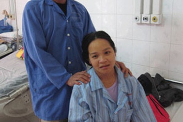 Chị Hà Thị Thực đã qua cơn nguy kịch 