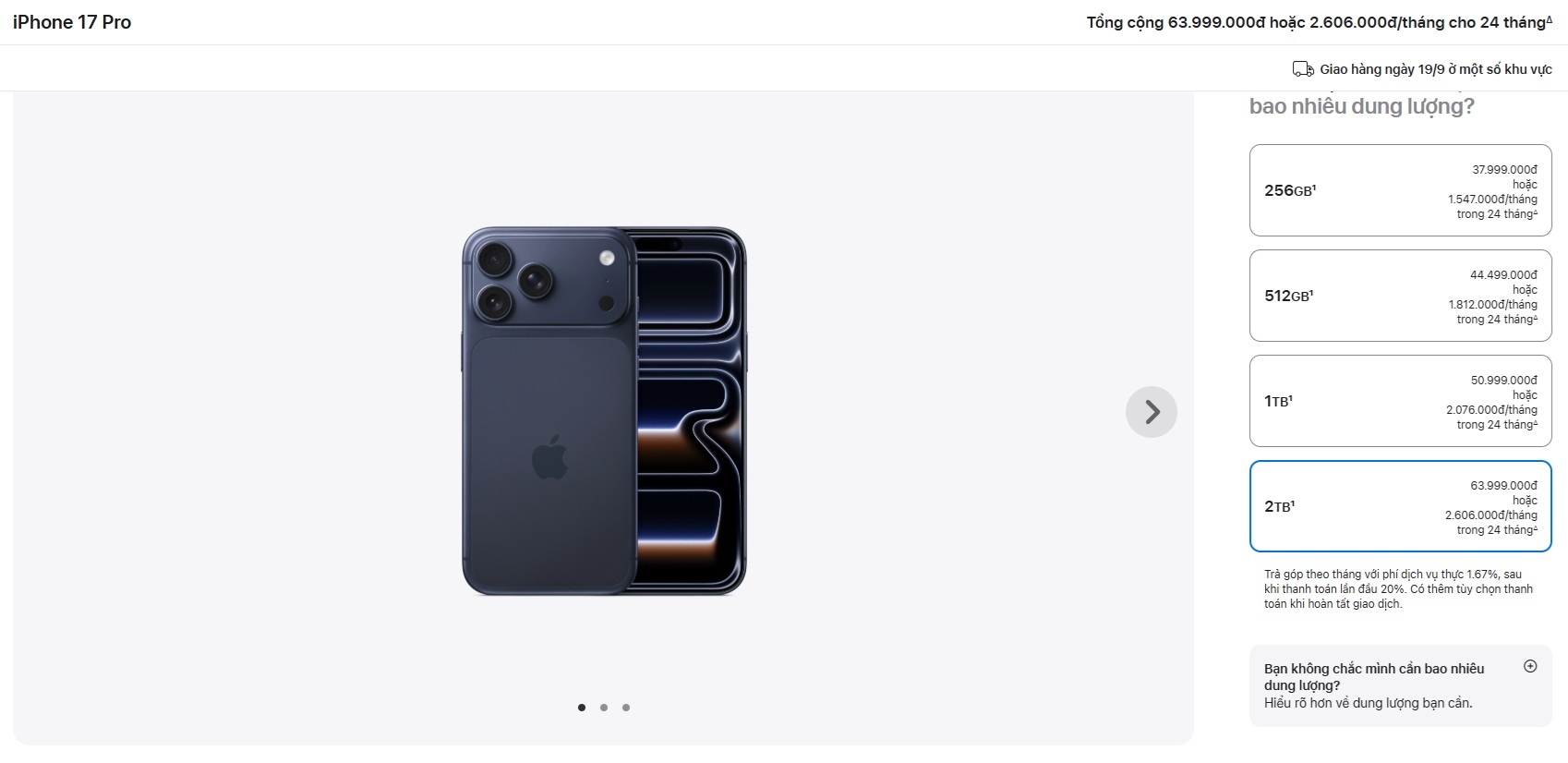 Mẫu iPhone 17 Pro Max duy nhất còn sẵn hàng nhưng kén khách mua ở Việt Nam - 1