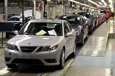 Saab tạm ngừng sản xuất 