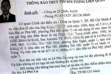 Truy tìm đại gia bị tố hiếp dâm nữ du học sinh tại Mỹ về thăm gia đình
