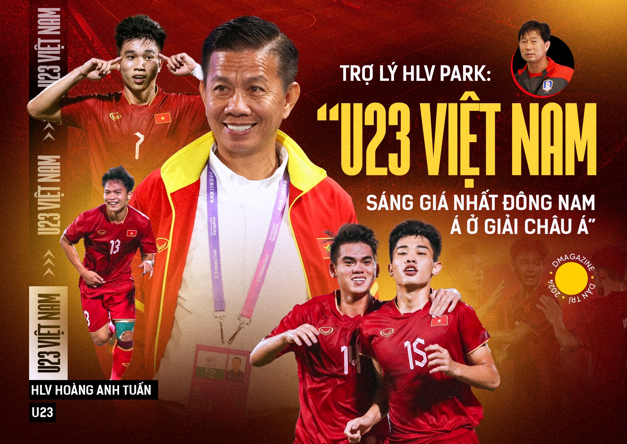 Trợ lý HLV Park: "U23 Việt Nam sáng giá nhất Đông Nam Á ở giải châu Á"