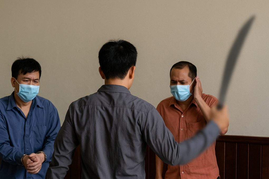 Chém người 13% thương tật sau vụ rủ nhậu bất thành, bị cáo nhận án treo - 1 Chém người 13% thương tật sau vụ rủ nhậu bất thành, bị cáo nhận án treo - 1