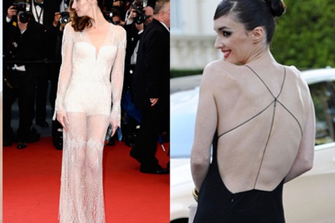Gầy giơ xương, người đẹp Hollywood vẫn mặc “siêu hở”
