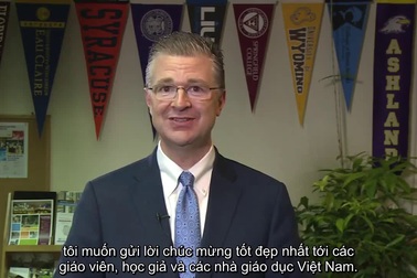 Tân Đại sứ Mỹ chúc mừng ngày Nhà giáo Việt Nam