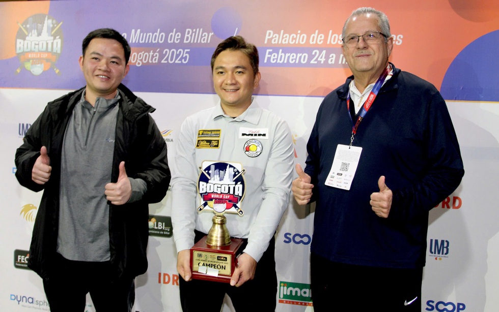 Cơ thủ Trần Thanh Lực tiết lộ về điều kỳ diệu khi vô địch World Cup - 1 Cơ thủ Trần Thanh Lực tiết lộ về điều kỳ diệu khi vô địch World Cup - 1