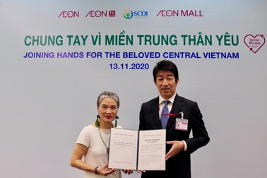 Tập đoàn AEON trao gửi tấm lòng nhân ái đến miền Trung thân yêu