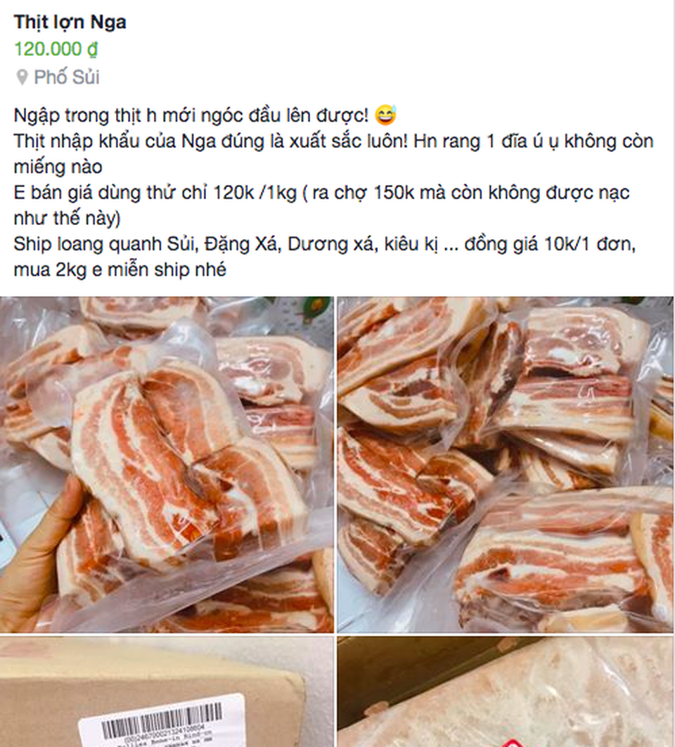Thịt lợn nhập bán online dân mua cả thùng - 2 Thịt lợn nhập bán online dân mua cả thùng - 2
