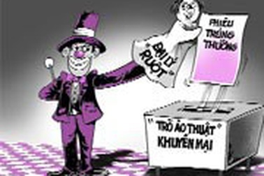 LG gian dối trong khuyến mãi rút thăm trúng thưởng