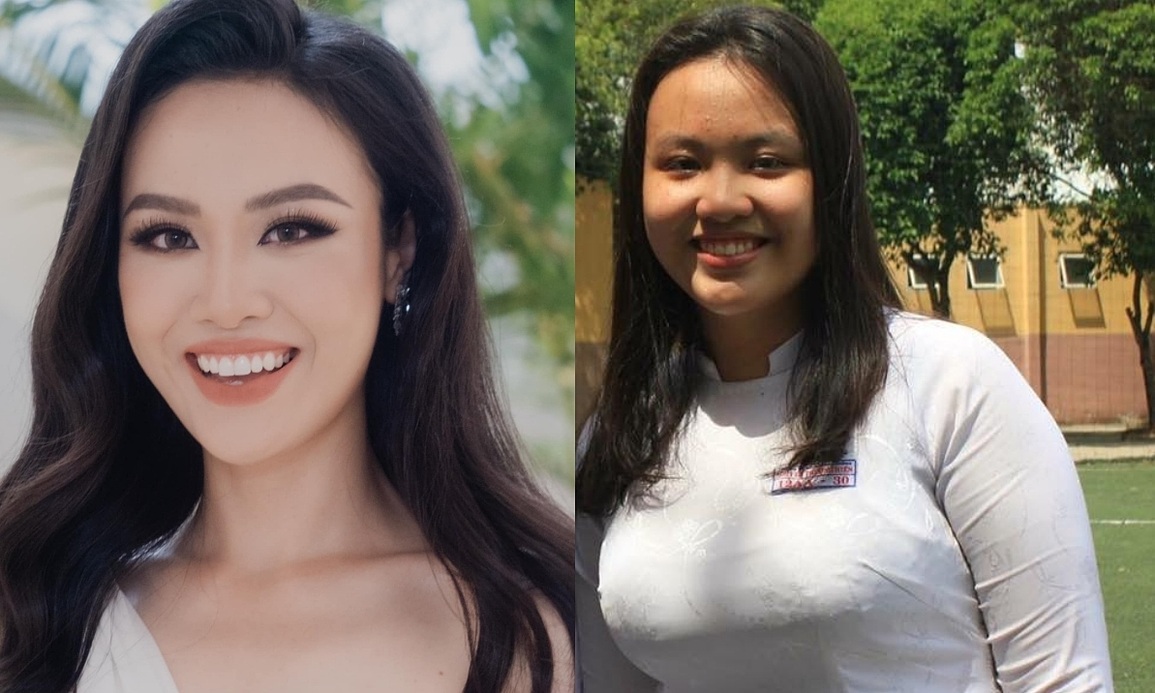 Hoa khôi Ngoại thương từng nặng 90 kg được Hoa hậu Thái Lan khen - 1 Hoa khôi Ngoại thương từng nặng 90 kg được Hoa hậu Thái Lan khen - 1
