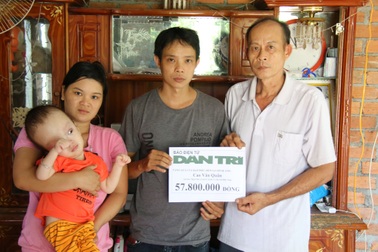 Thêm 57 triệu đồng đến với bé trai bị não úng thủy