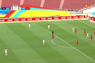 Đình Bắc lập cú đúp, U22 Việt Nam thắng nhẹ U22 Lào