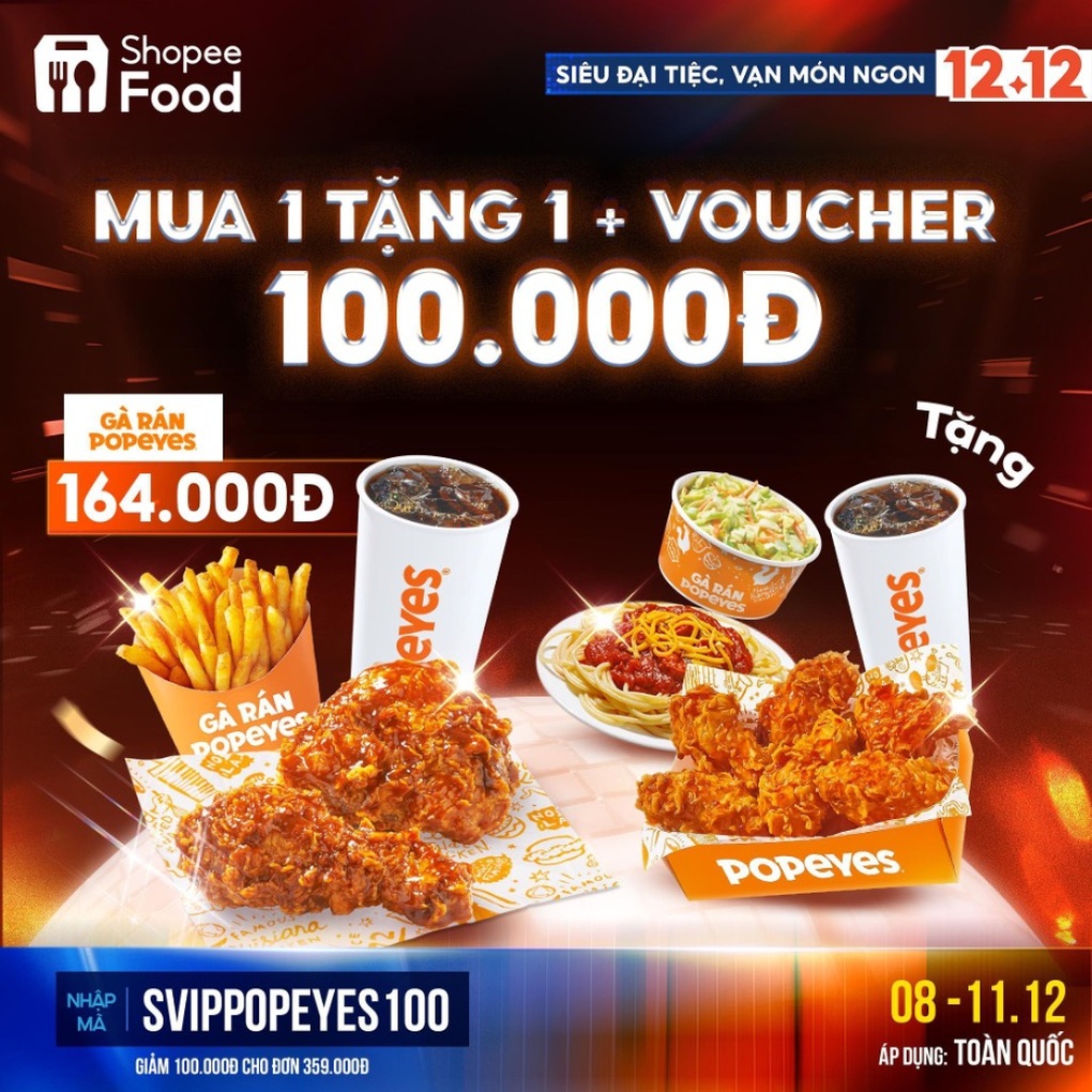ShopeeFood “bắt tay” B.O.F chiêu đãi tuần lễ đại tiệc sinh nhật - 1 ShopeeFood “bắt tay” B.O.F chiêu đãi tuần lễ đại tiệc sinh nhật - 1