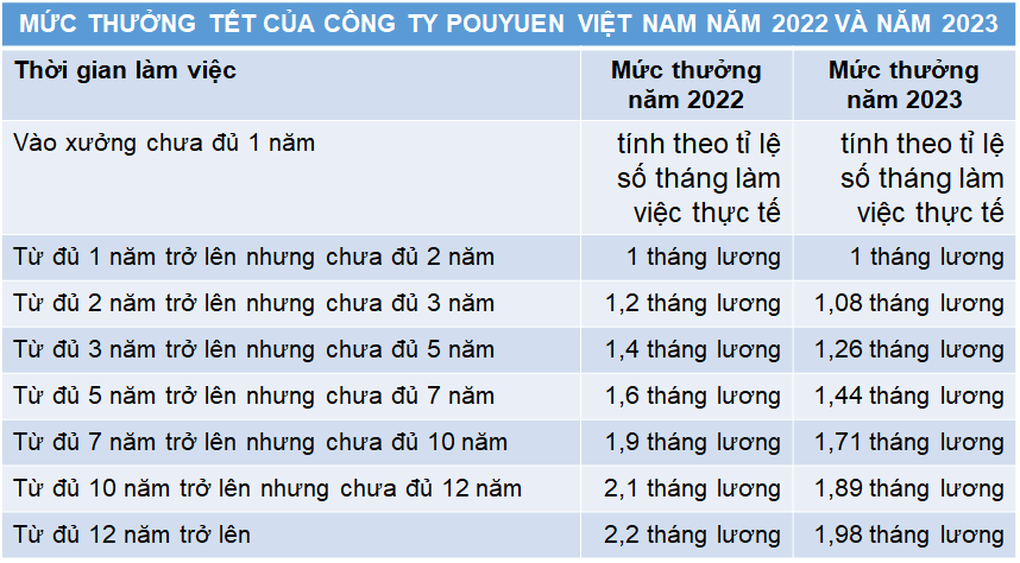 Công ty đông công nhân nhất TPHCM thưởng Tết thấp hơn năm ngoái - 2