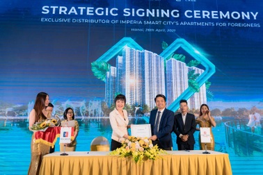 Lễ ký kết hợp tác và phân phối quỹ căn nước ngoài dự án Imperia Smart City