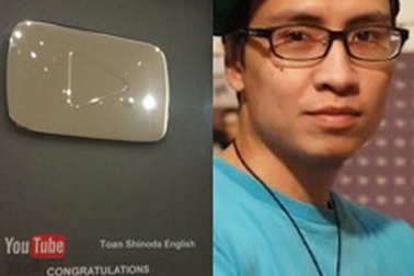 Một năm sau ngày mất, Toàn Shinoda nhận nút bạc Youtube