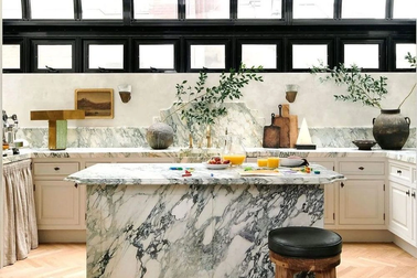 7 bí kíp với đá cẩm thạch để nâng tầm nội thất nhà bếp