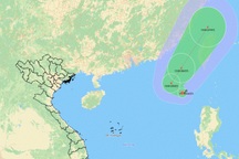 Áp thấp nhiệt đới tăng cấp, di chuyển chậm
