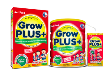 GrowPLUS+ - Dinh dưỡng hiệu quả cho trẻ suy dinh dưỡng thấp còi bán chạy số 01 Việt Nam