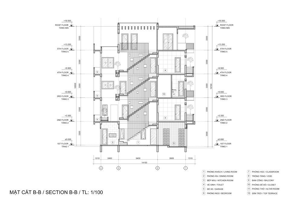 Ngôi nhà với mặt tiền so le đón nắng lạ mắt của cặp vợ chồng ở Bắc Ninh - 15 Ngôi nhà với mặt tiền so le đón nắng lạ mắt của cặp vợ chồng ở Bắc Ninh - 15