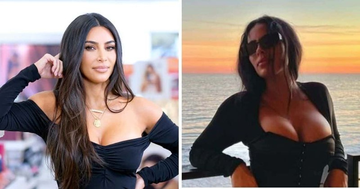 Tình mới của Kanye West giống Kim Kardashian như chị em - 2 Tình mới của Kanye West giống Kim Kardashian như chị em - 2