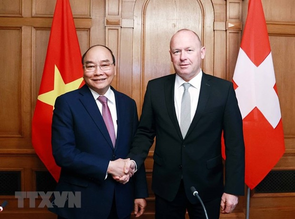 Chủ tịch nước Nguyễn Xuân Phúc hội kiến Chủ tịch Hội đồng Quốc gia Thụy Sỹ - 1 Chủ tịch nước Nguyễn Xuân Phúc hội kiến Chủ tịch Hội đồng Quốc gia Thụy Sỹ - 1