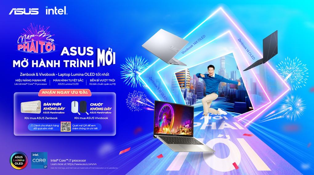 Năm mới phải tới - Asus mới, mở hành trình mới với loạt laptop Asus Lumia Oled - 1 Năm mới phải tới - Asus mới, mở hành trình mới với loạt laptop Asus Lumia Oled - 1